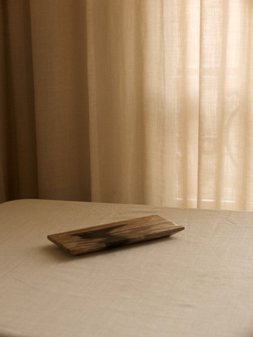 PLATEAU EN BOIS PÉTRIFIÉ