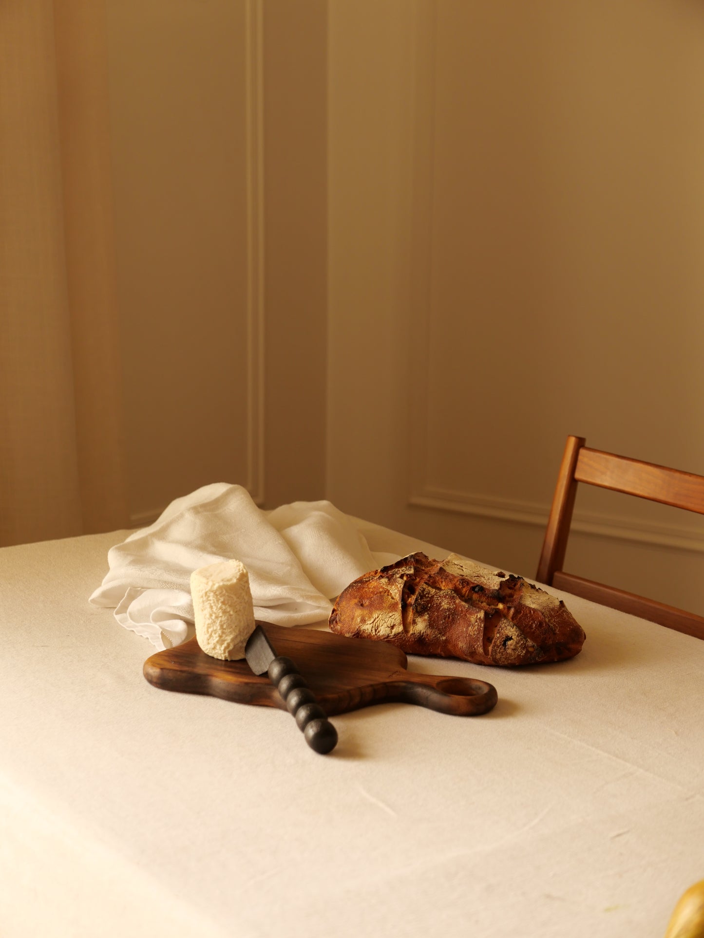 COUTEAU À BEURRE EN BOIS BRÛLÉ