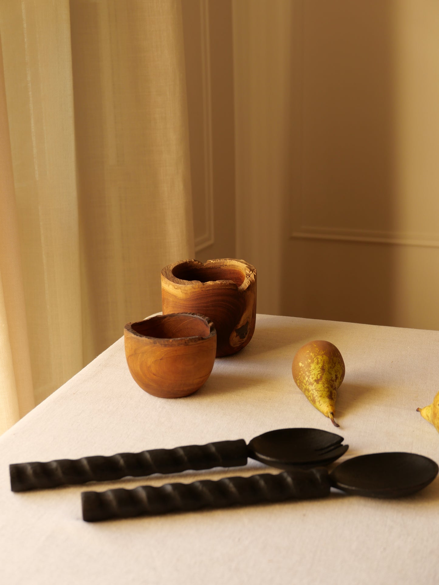 COUVERTS À SALADE VRILLES WOODMATA