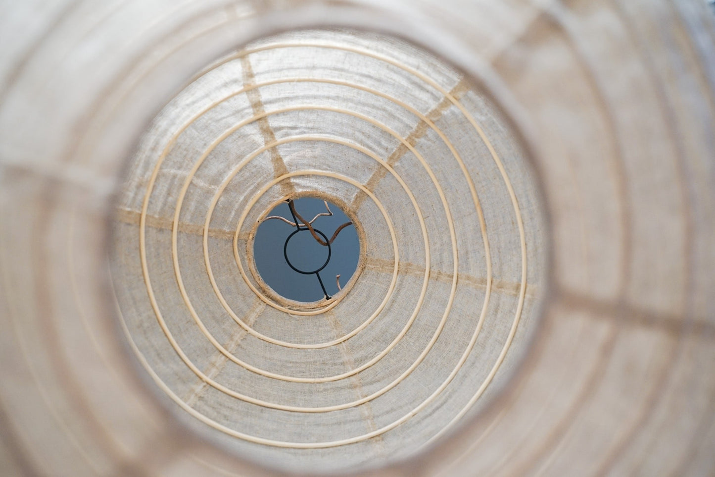 ABAT-JOUR POUR PLAFONNIER EN BAMBOU ET LIN