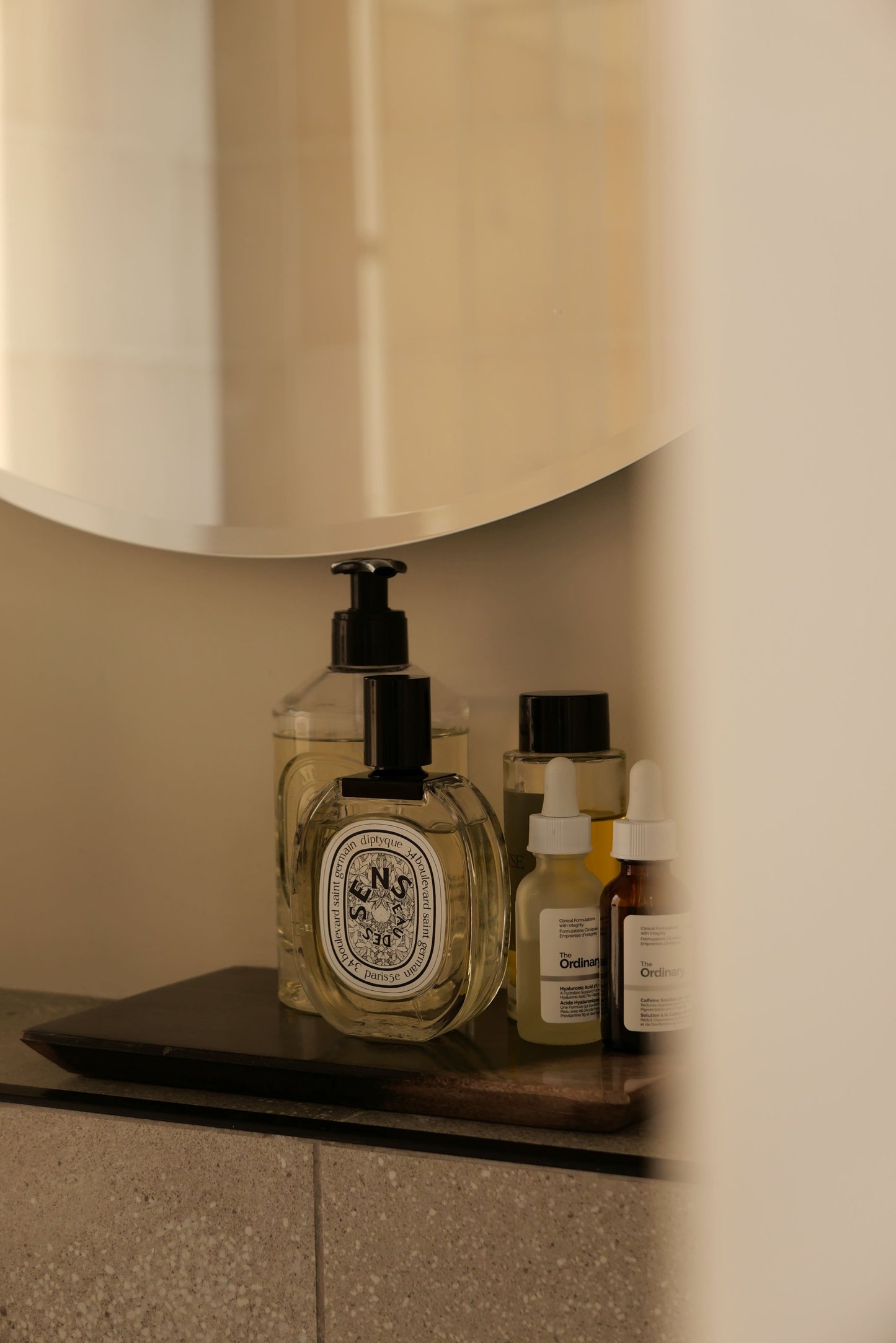 SUPPORT PLATEAU EN BOIS PÉTRIFIÉ