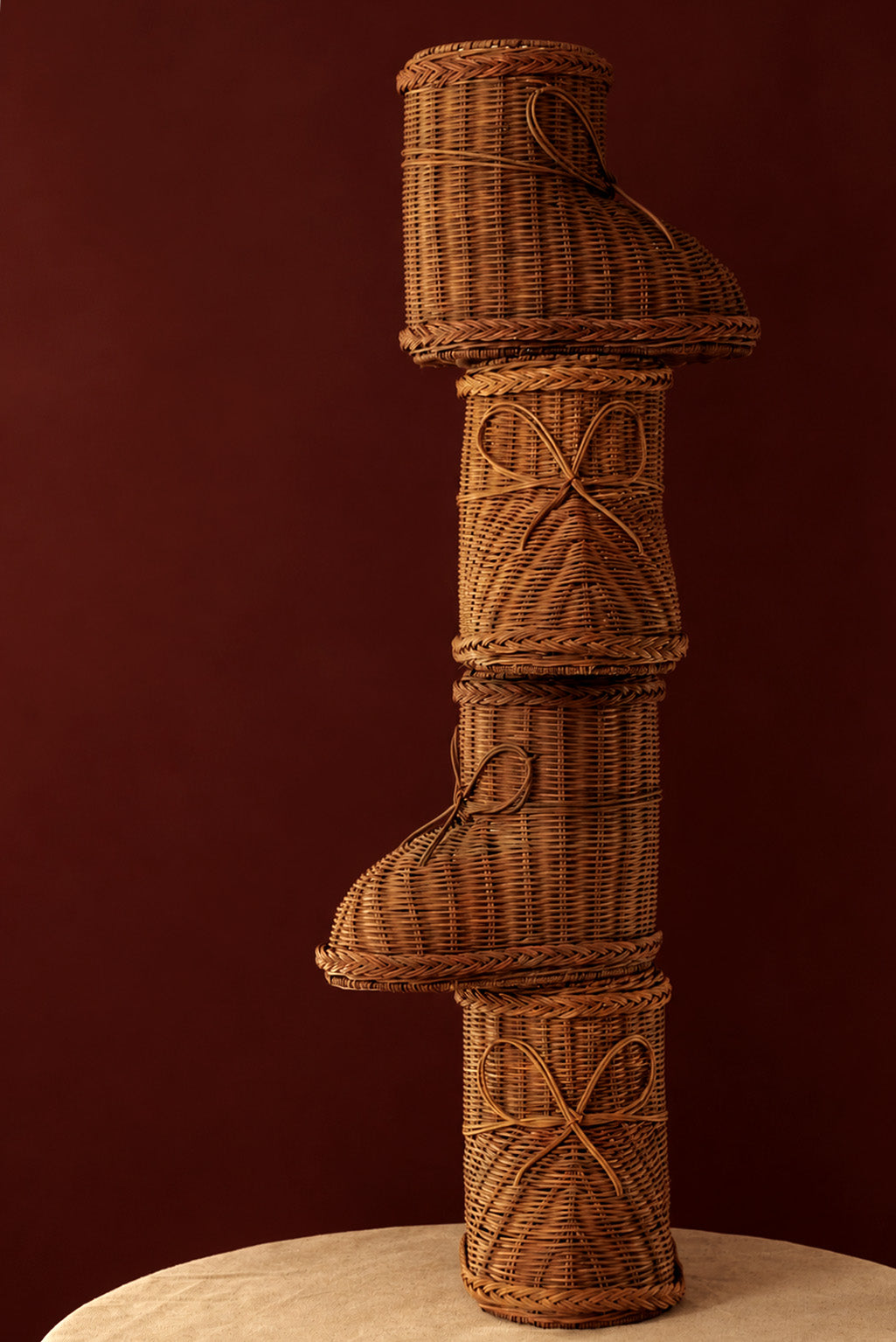 PAIRE DE BOTTE - RATTAN