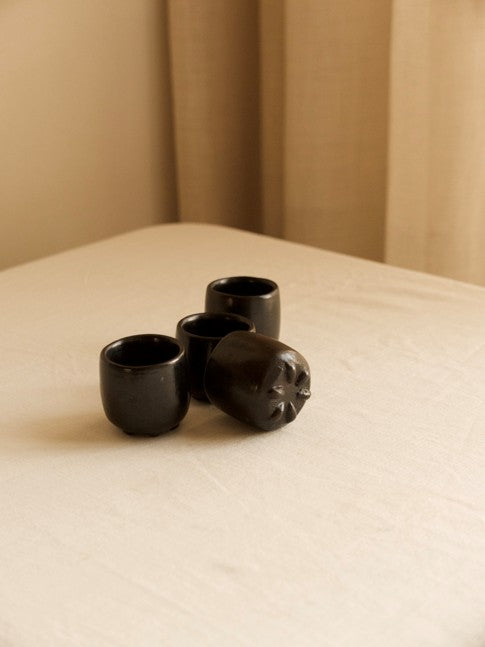 SET DE 4 TASSES EN TERRACOTTA