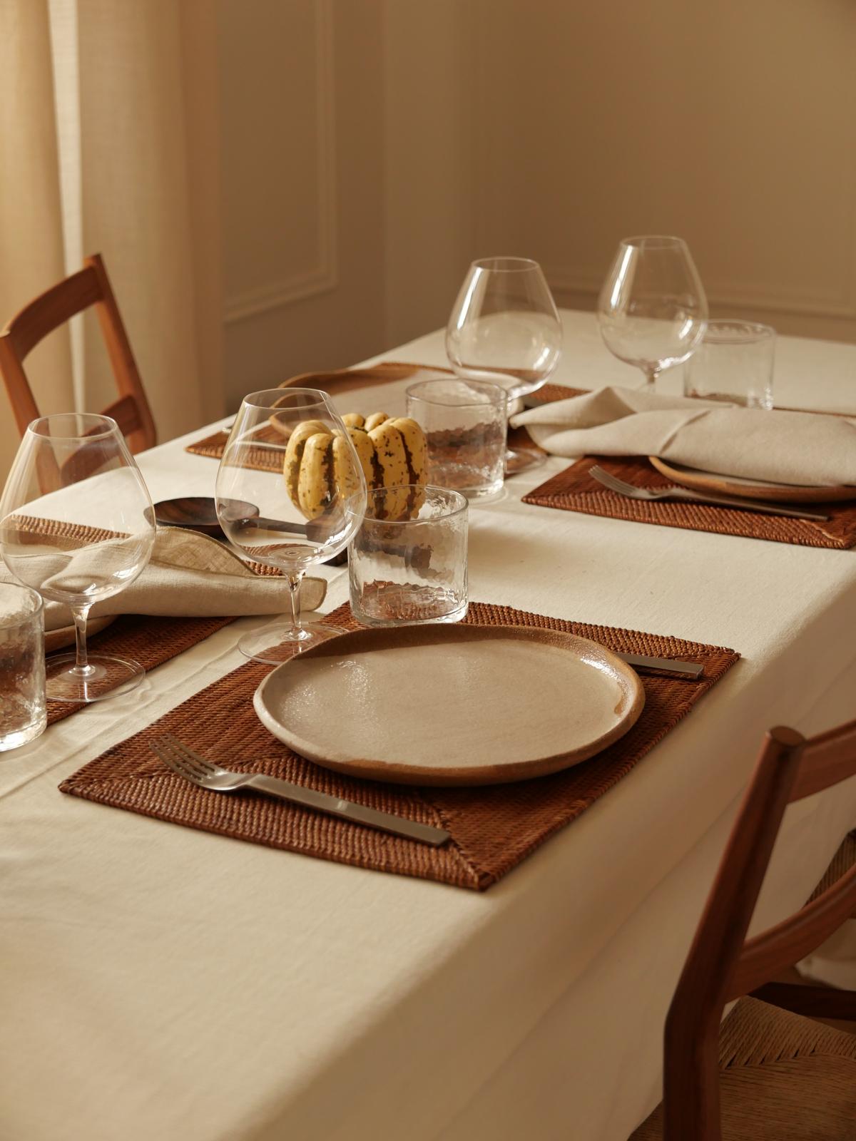 LOT DE 4 SETS DE TABLE WOODMATA