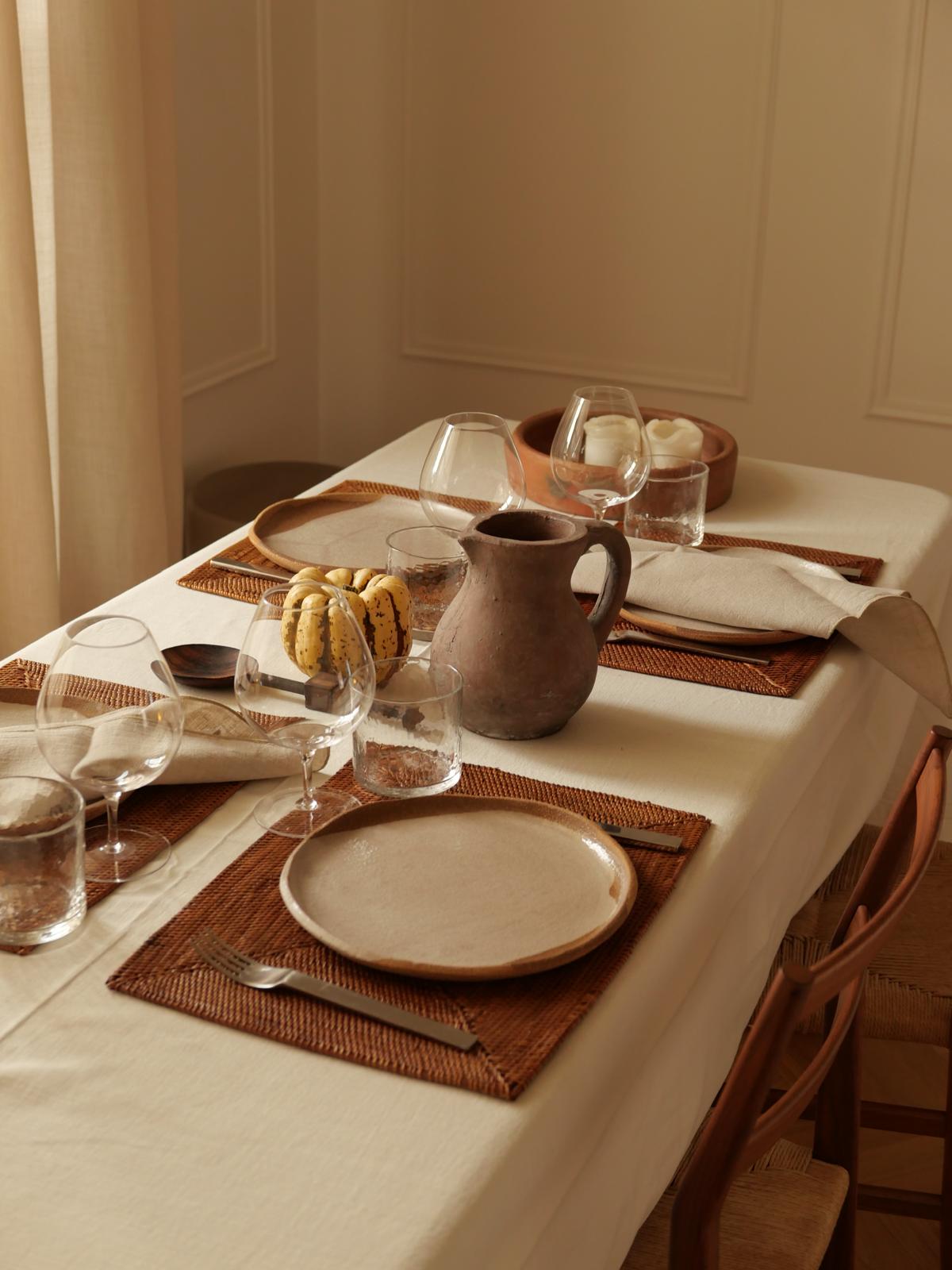 LOT DE 4 SETS DE TABLE WOODMATA