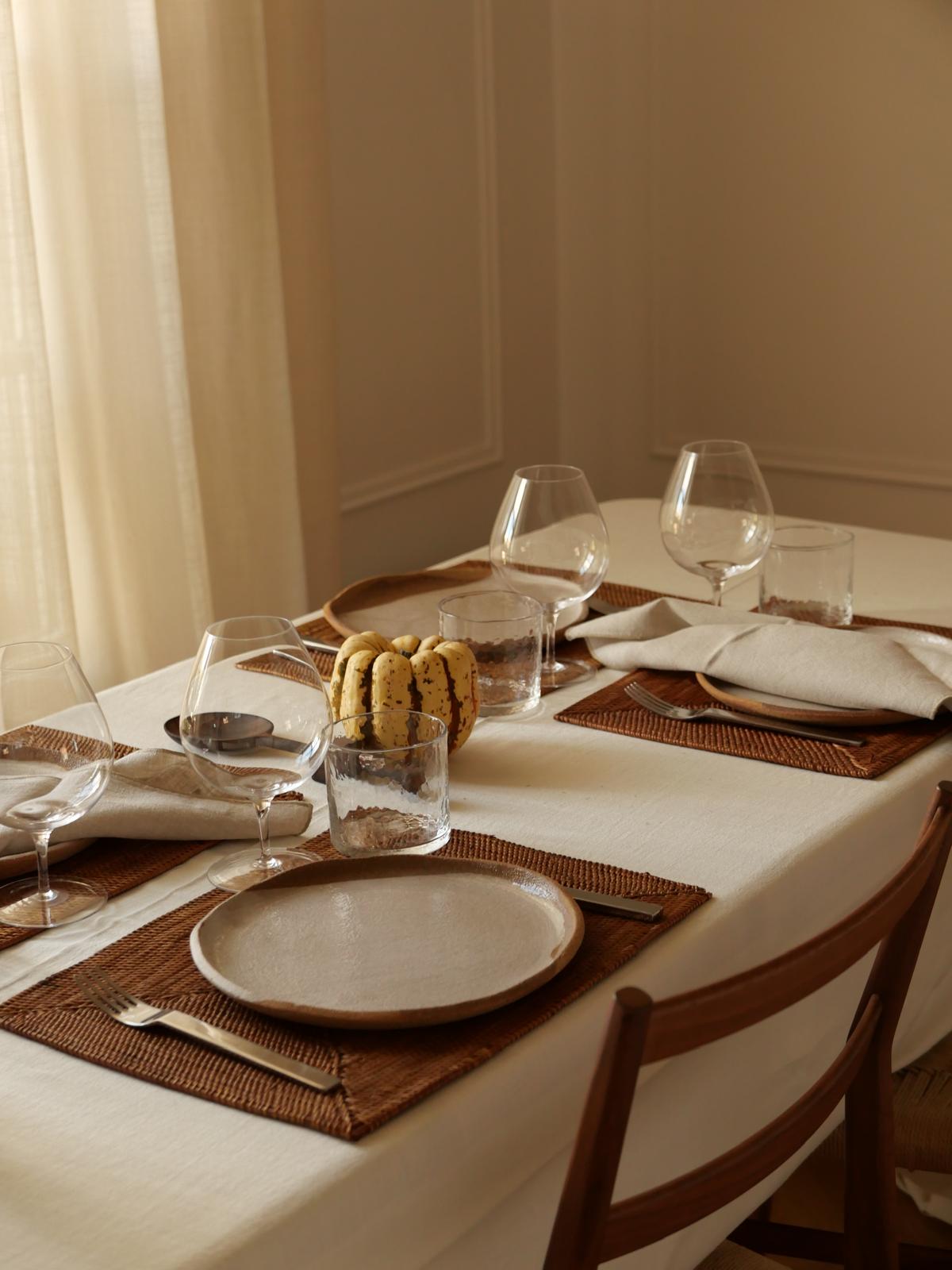 LOT DE 4 SETS DE TABLE WOODMATA