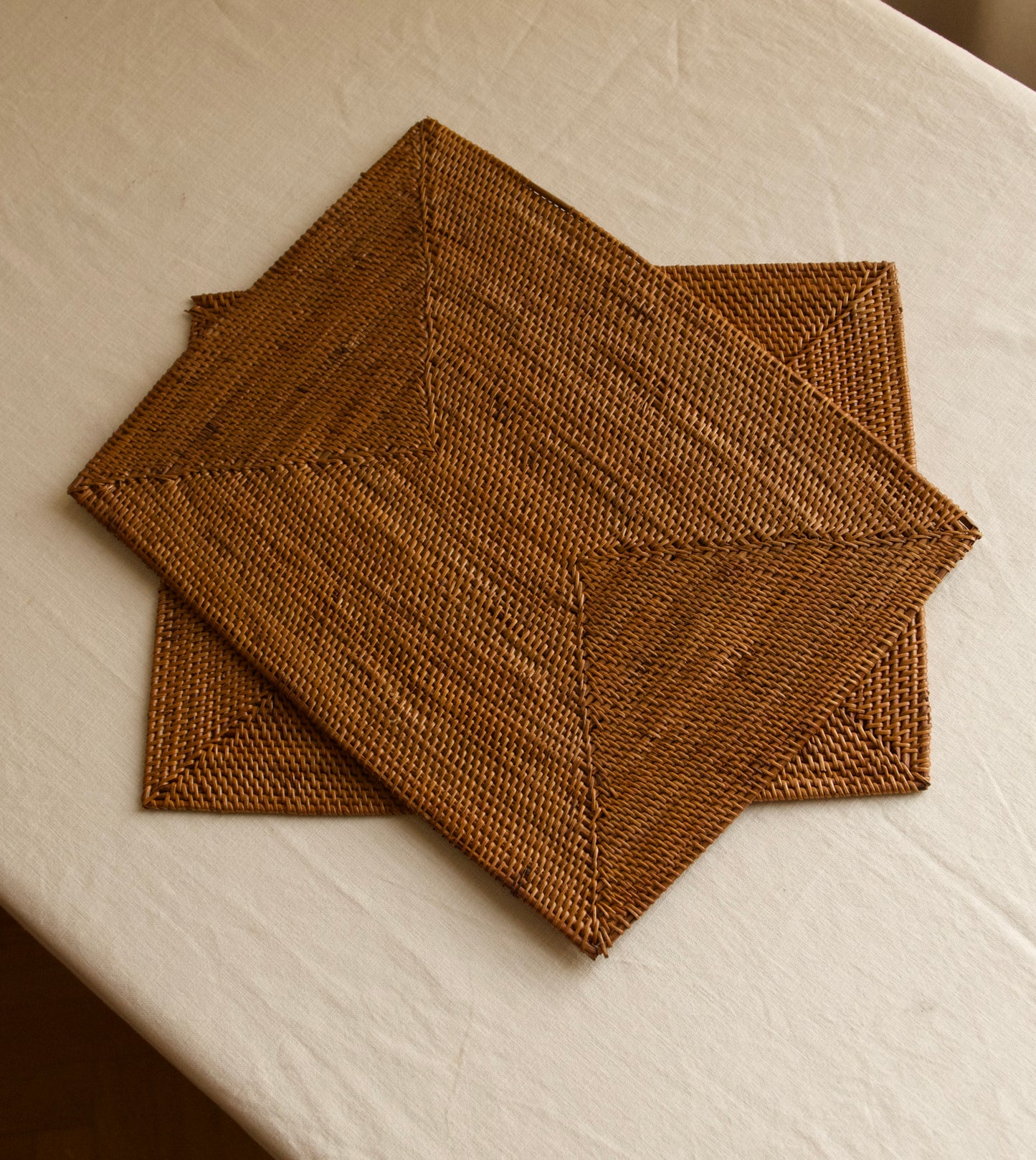 LOT DE 4 SETS DE TABLE WOODMATA