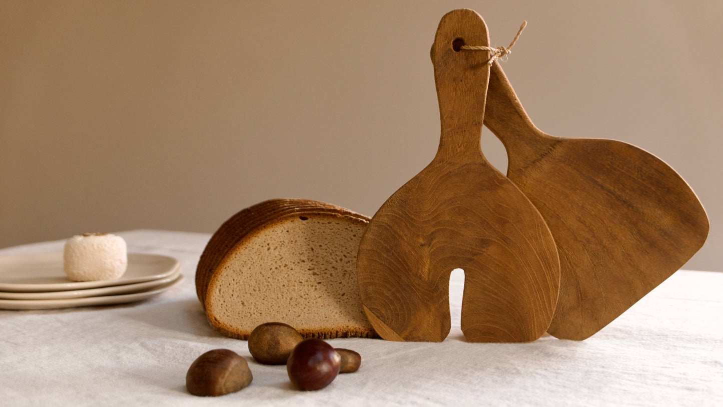 COUVERTS À SALADE RUSTIQUE