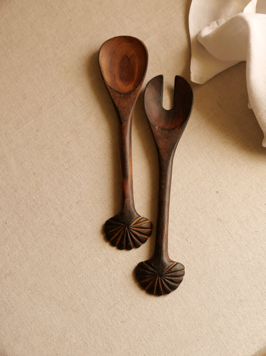 COUVERTS À SALADE SHELL