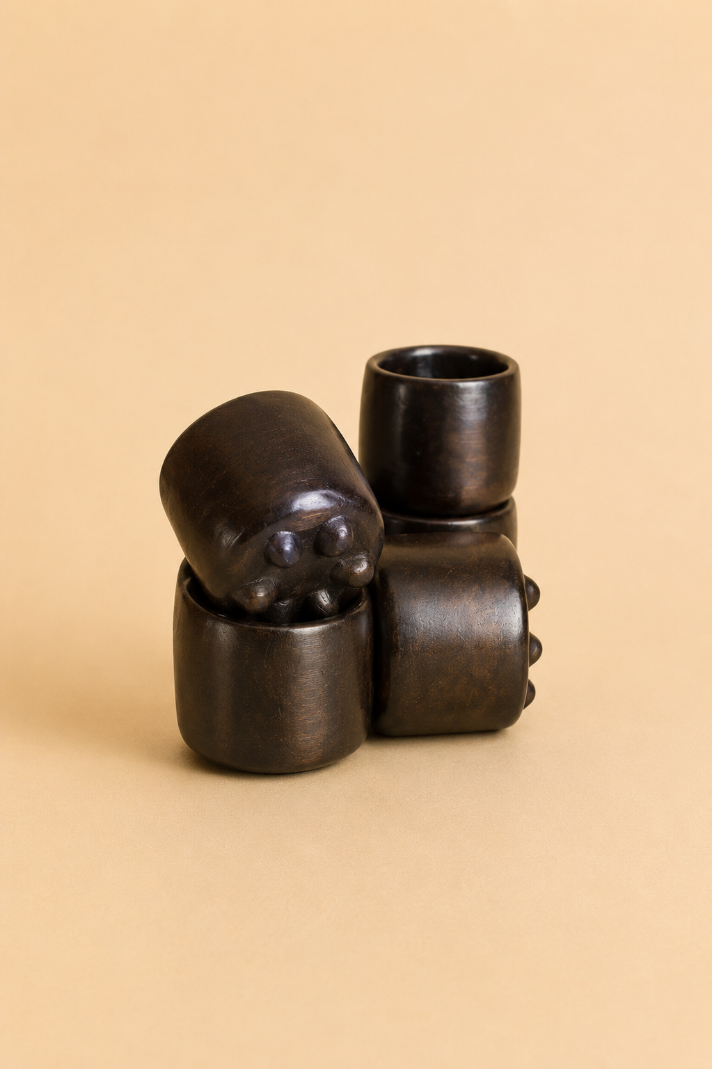 SET DE 4 TASSES EN TERRACOTTA OIA
